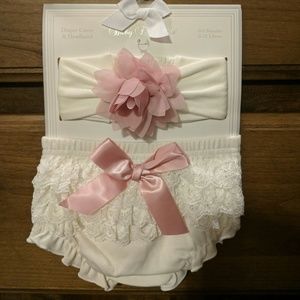 Diaper cover and headband